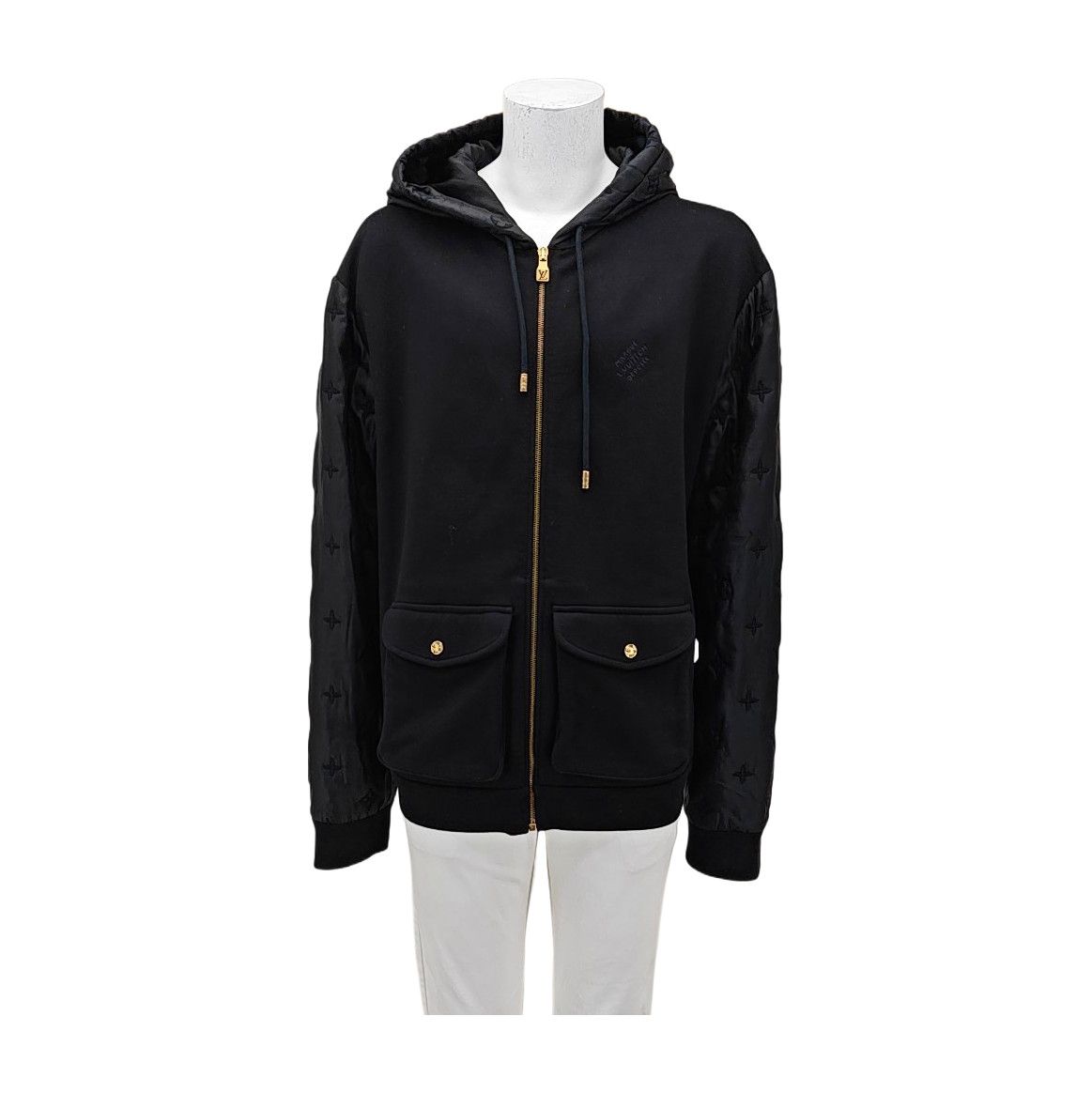 Louis Vuitton Louis Vuitton Monogram Print Zip-Up Hoodie Size L Size US L / EU 52-54 / 3 - 1 Thumbnail