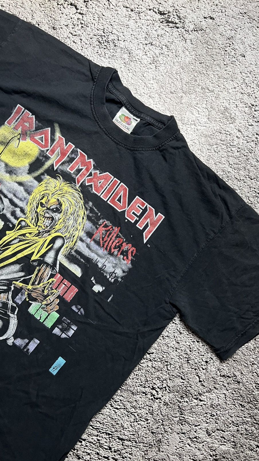 Fruit Of The Loom Iron maiden hodlings LTD Killers 1981 big logo tee Size US L / EU 52-54 / 3 - 2 Thumbnail