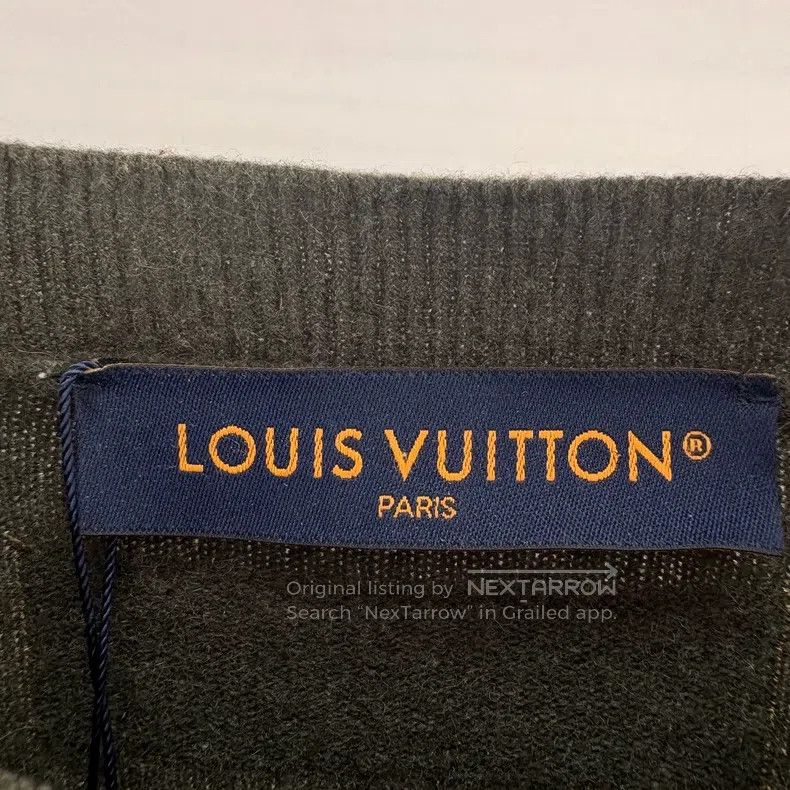 Louis Vuitton Louis Vuitton Embossed logo deep khaki sweater Size US XXL / EU 58 / 5 - 6 Thumbnail