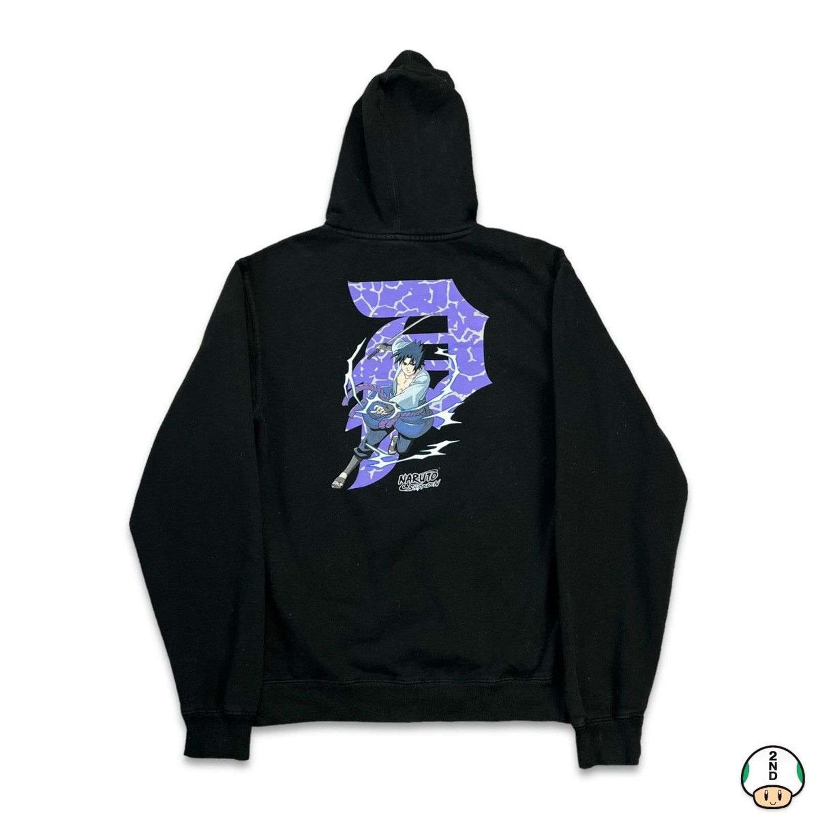 Anime × Primitive × Vintage Primitive Naruto Shippuden Hoodie Sasuke Anime Pullover Size US S / EU 44-46 / 1 - 1 Thumbnail