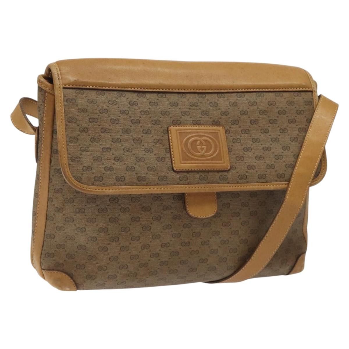 Gucci GUCCI GG Supreme Shoulder Bag Pvc Beige Gold 001 261 001 261 Size ONE SIZE - 1 Thumbnail