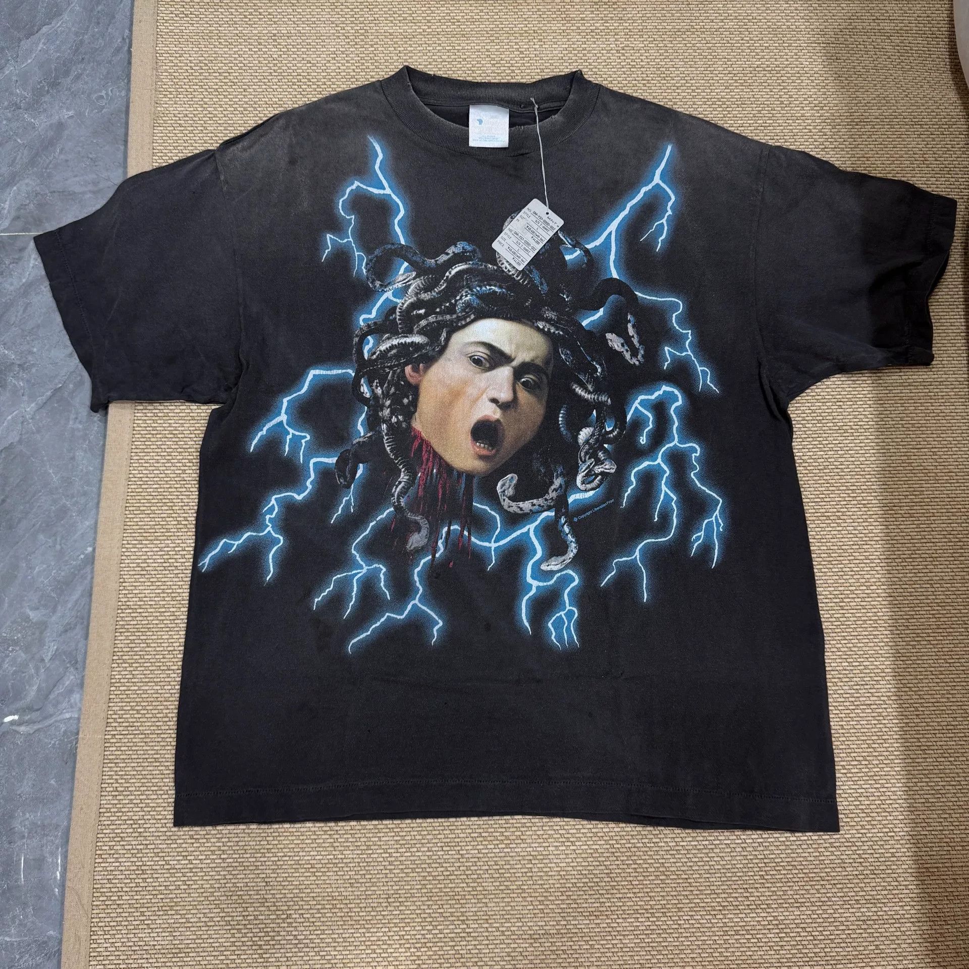 Saint Michael Saint Michael FW24 Medusa Lightning Short Sleeve Size US L / EU 52-54 / 3 - 1 Thumbnail