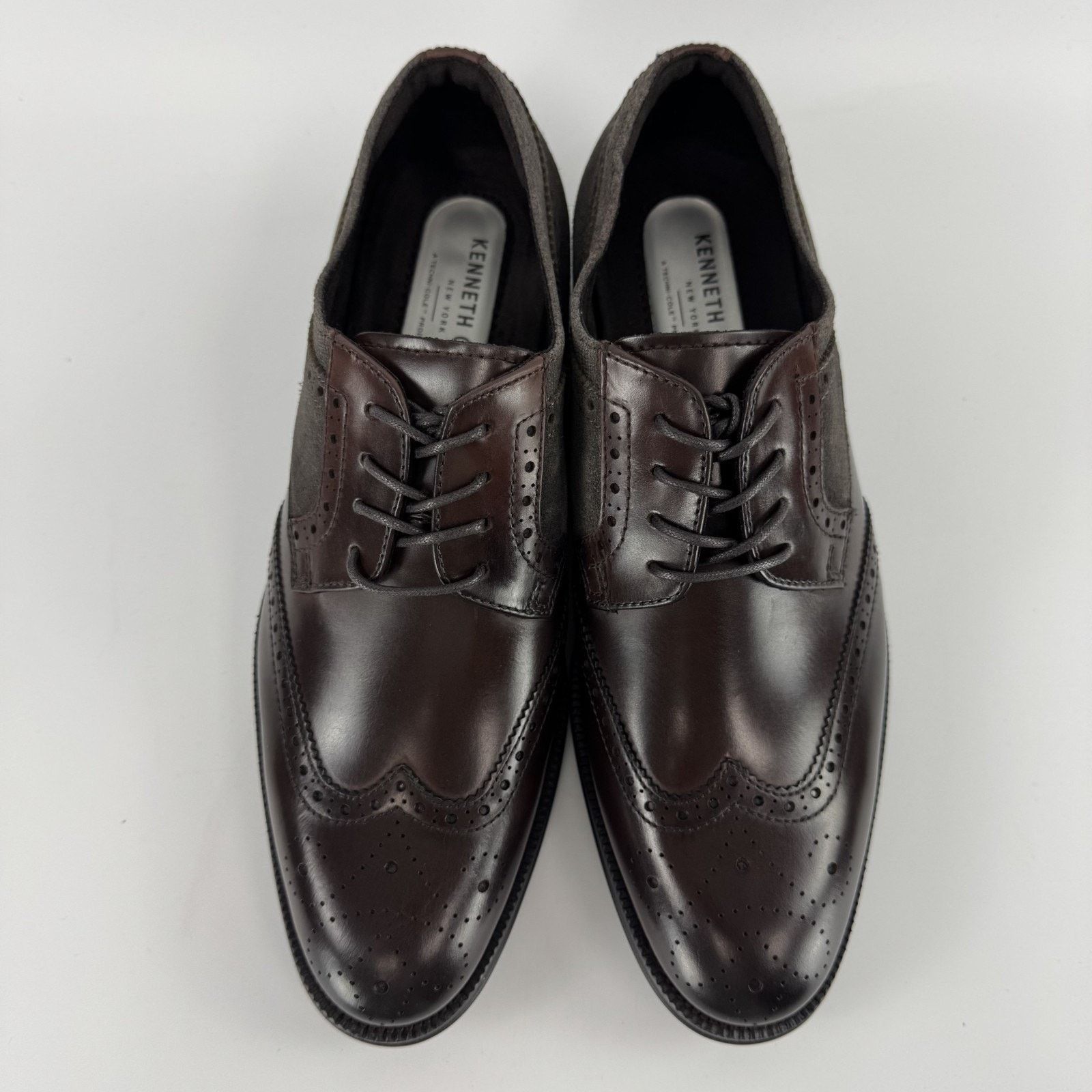 Kenneth Cole Kenneth Cole New York Brock Wing Tip Dress Shoes Size US 7.5 / EU 40-41 - 2 Thumbnail