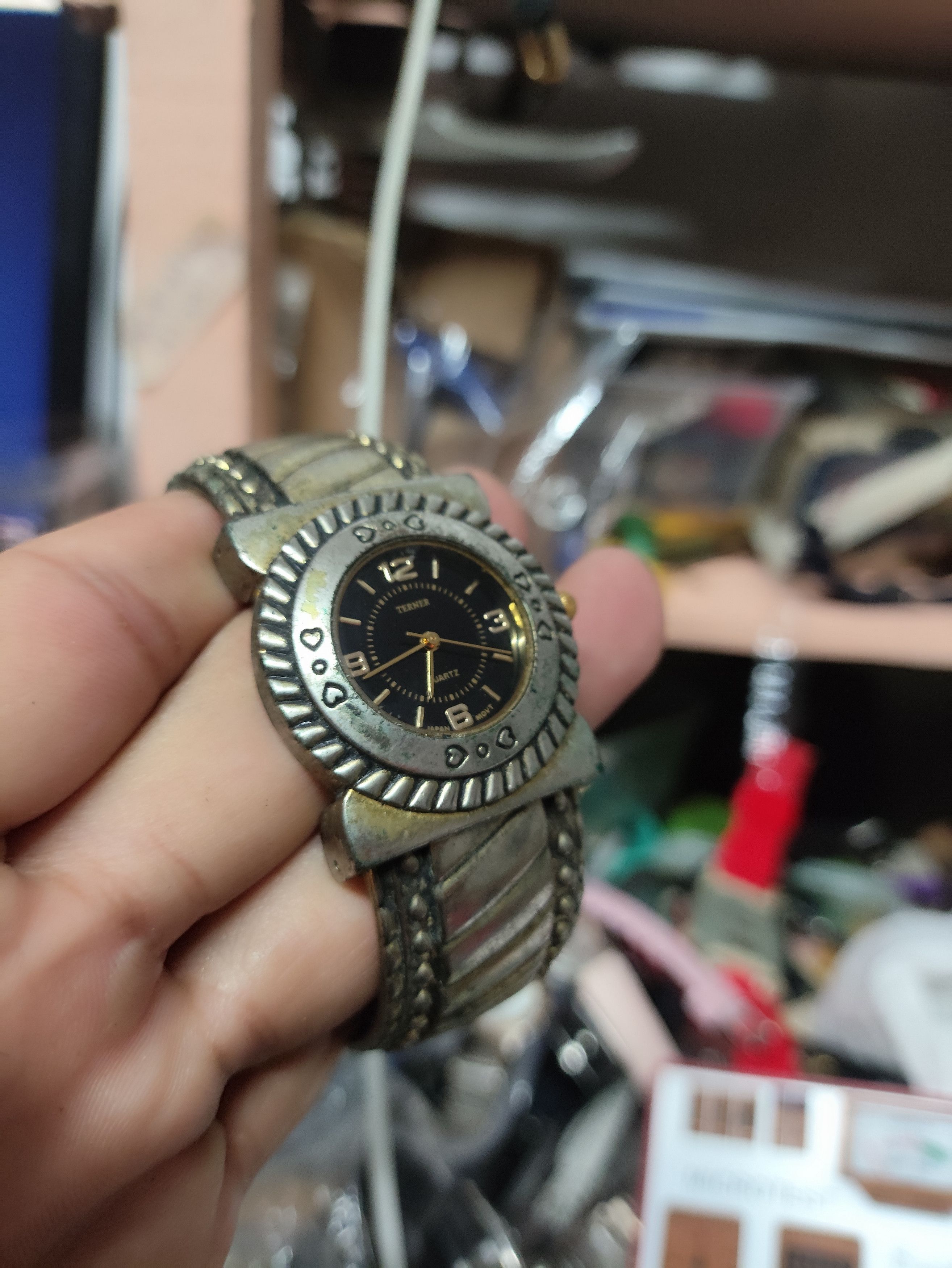 Japanese Brand × Vintage Bijour Terner (K46120) Vintage Steel Art Design Watch Size ONE SIZE - 3 Thumbnail