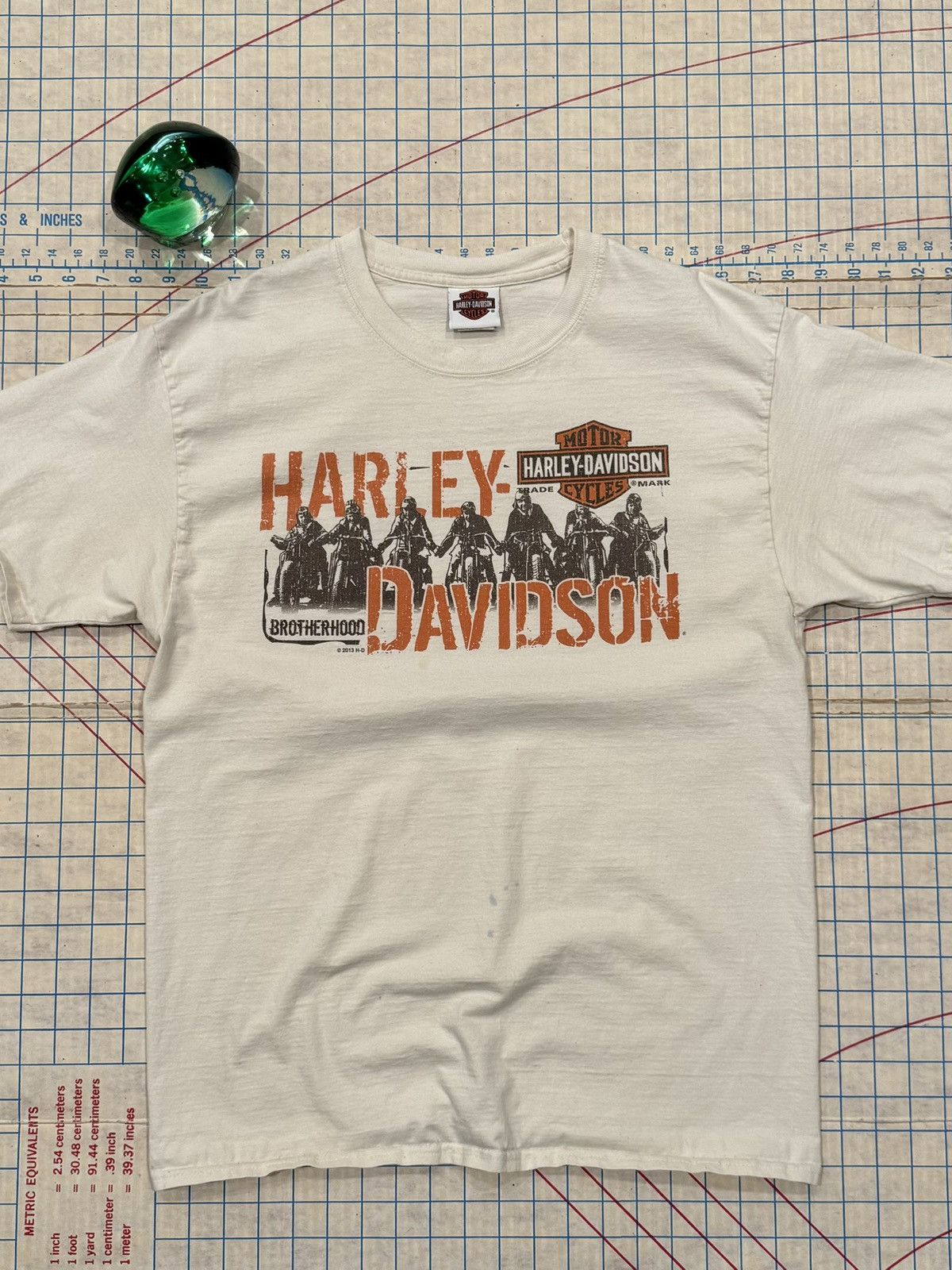 Harley Davidson Harley Davidson Lone Wolf Graphic Tee Used White Size Large Size US L / EU 52-54 / 3 - 7 Thumbnail