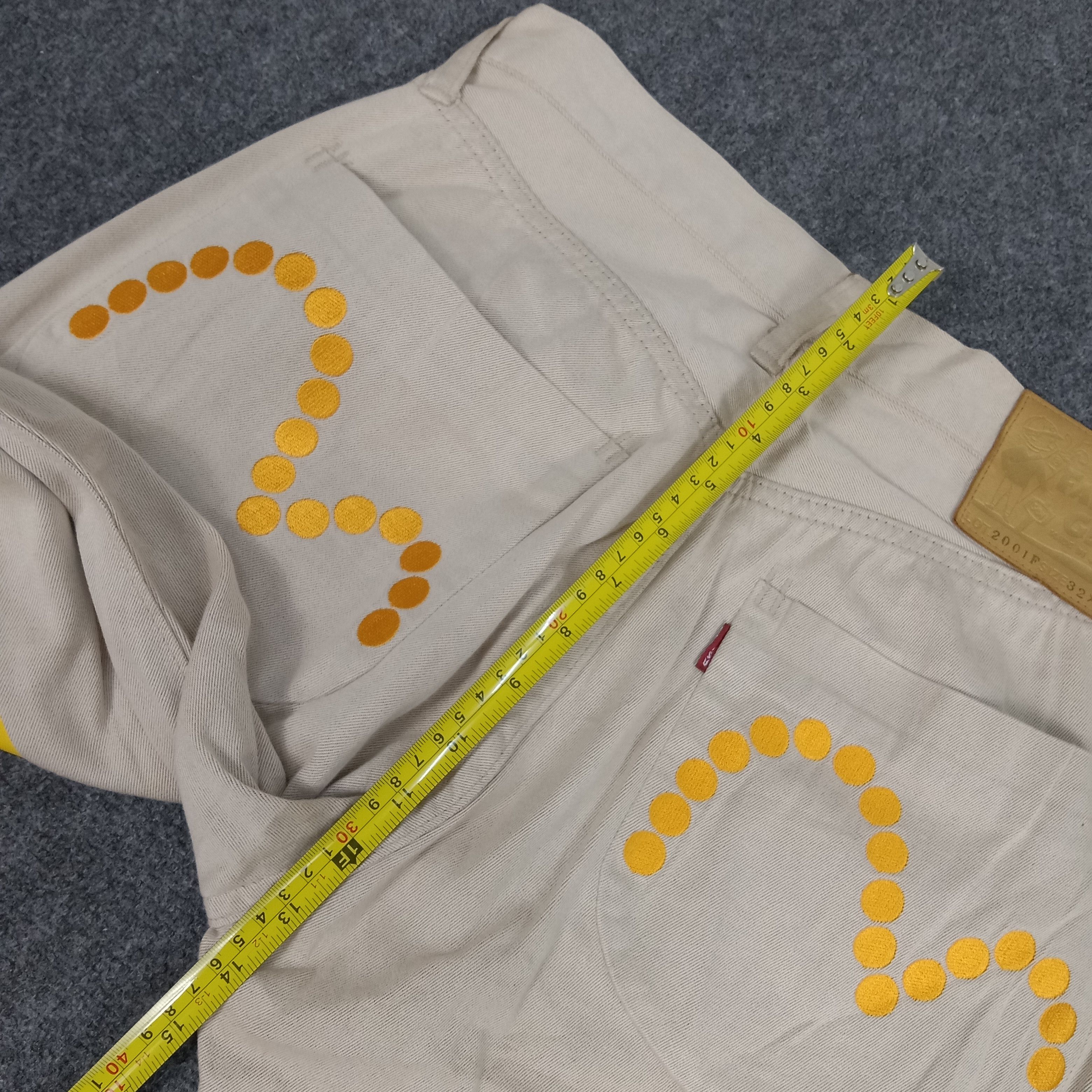 Evisu × Japanese Brand × Vintage Evisu Japanese Brand Daicock Custom Art Pants Size US 28 / EU 44 - 7 Thumbnail