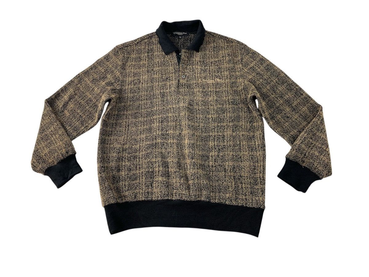 Christian Dior Monsieur 90s Christian Dior Monsieur Sport Wool Knitwear Pullover Size US L / EU 52-54 / 3 - 1 Thumbnail