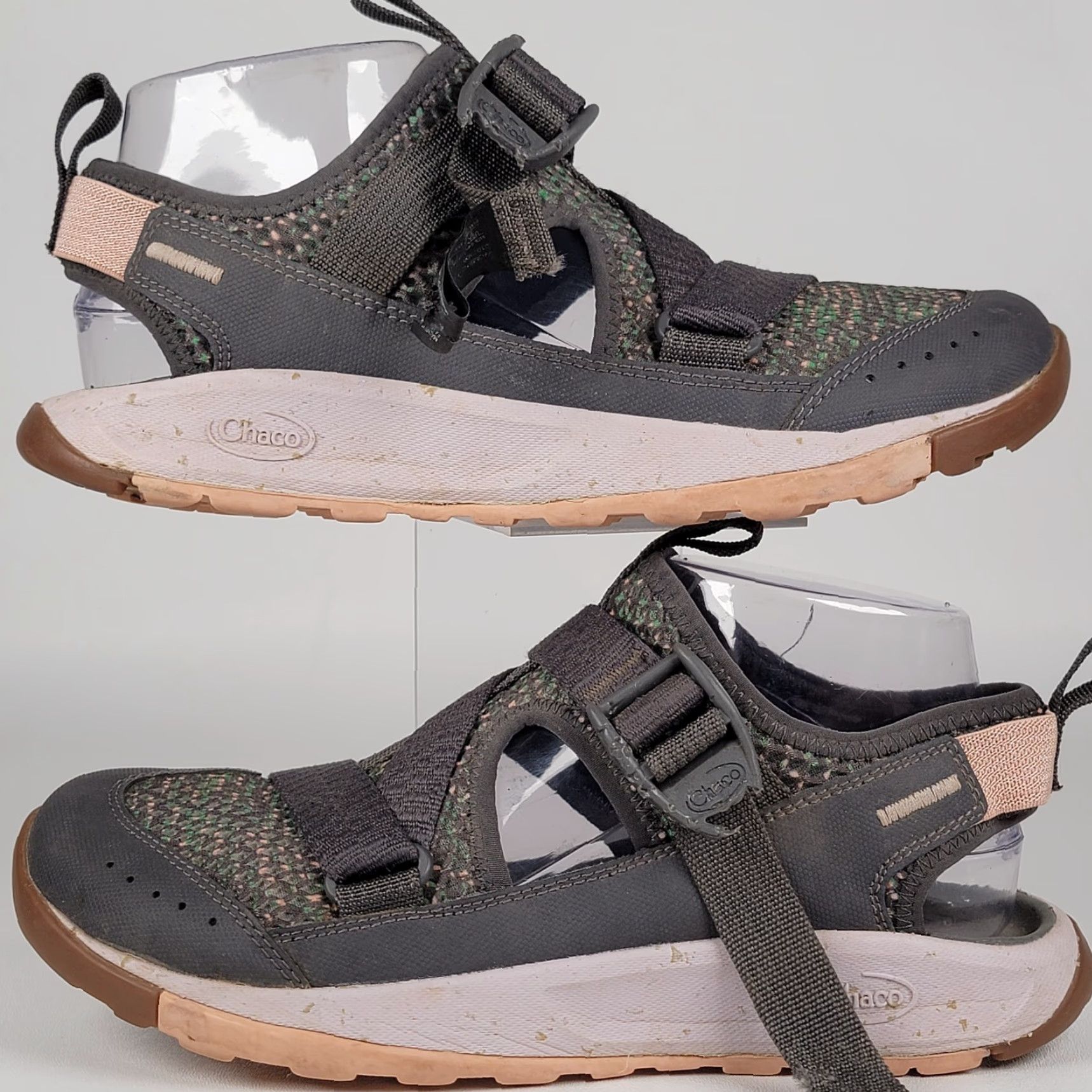 Chaco Chaco Odyssey Waterproof Hiking Sandals Womens Size 7 EUR 38 Gray Outdoor, Hiking Sandals, Water Resistant, Chaco Odyssey, Women, Summer, Activewear Size US 5 / IT 35 - 4 Thumbnail