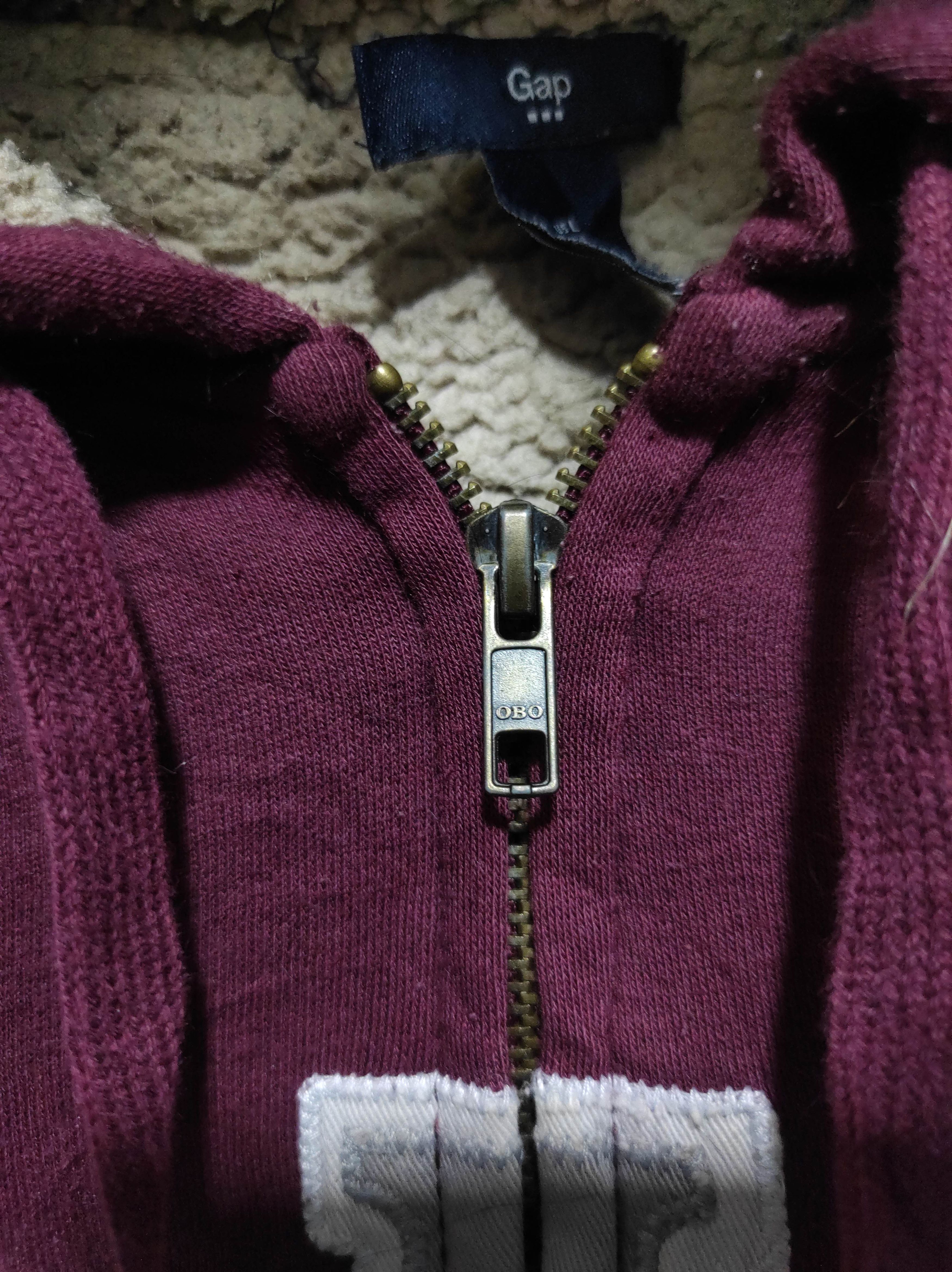 Gap GAP Sherpa Zip Fur Hoodie IfSixWasNine LGB style Size US L / EU 52-54 / 3 - 7 Thumbnail