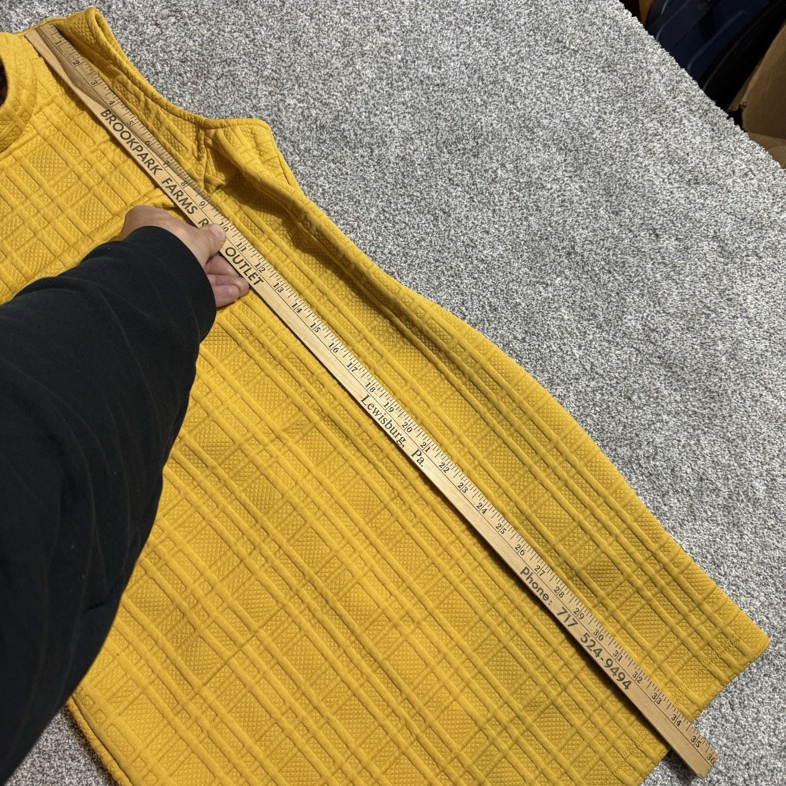 Other Sharagano Sheath Dress 10 Chic Mod Textured 60s Retro Golden Size L / US 10 / IT 46 - 3 Thumbnail