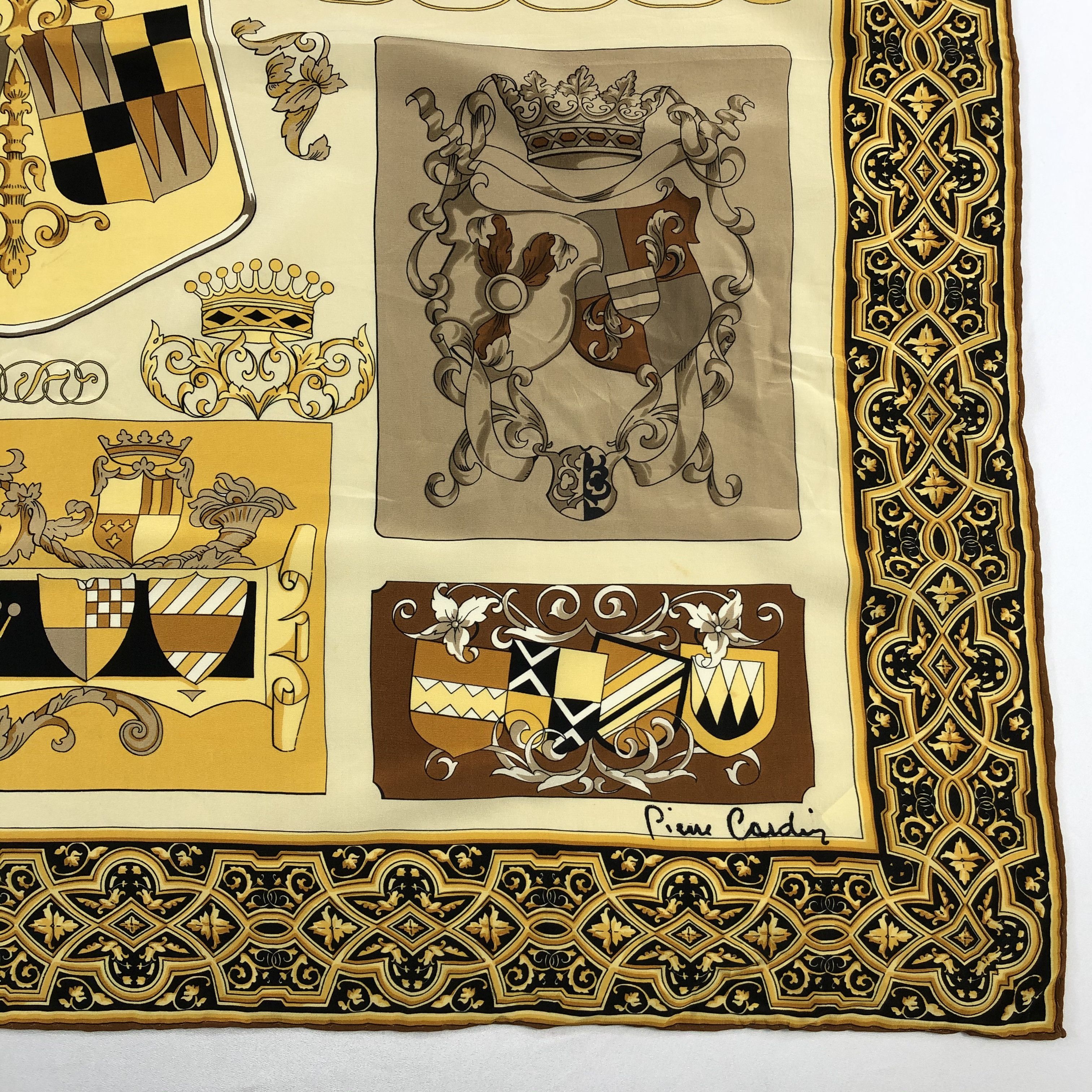 Pierre Cardin Vintage Pierre Cardin Silk Scarf Size ONE SIZE - 4 Thumbnail