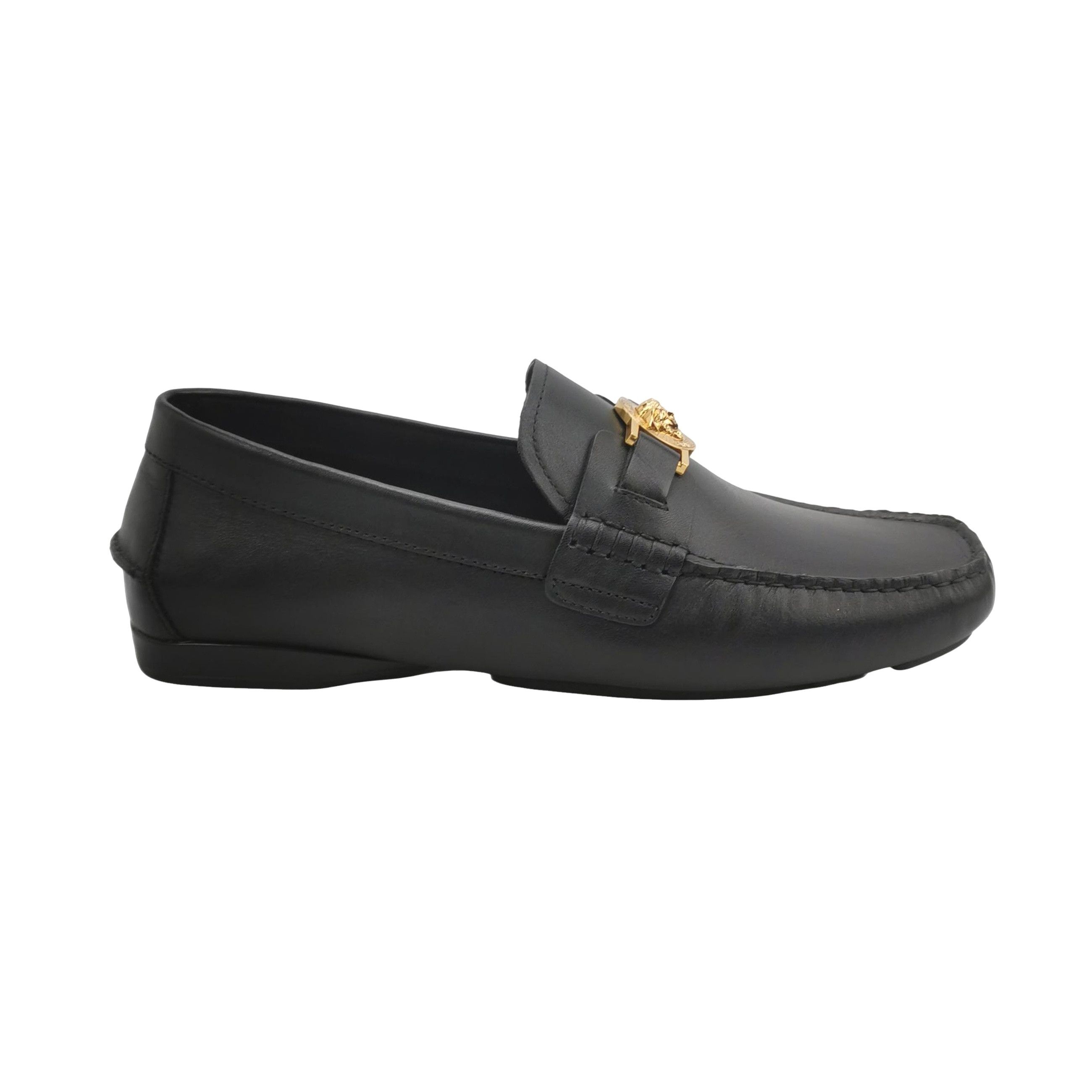 Versace Versace Medusa Head Leather Loafers EU 43 Size US 10 / EU 43 - 1 Thumbnail
