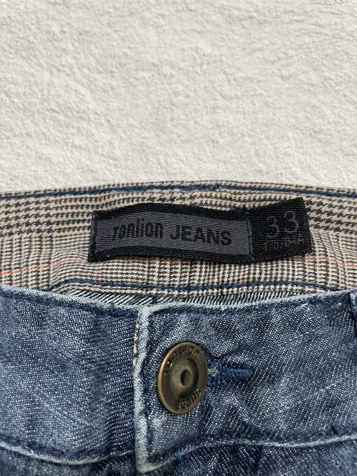 Japanese Brand 2000s Fading Denim wash Jeans Y2K Size US 32 / EU 48 - 5 Thumbnail