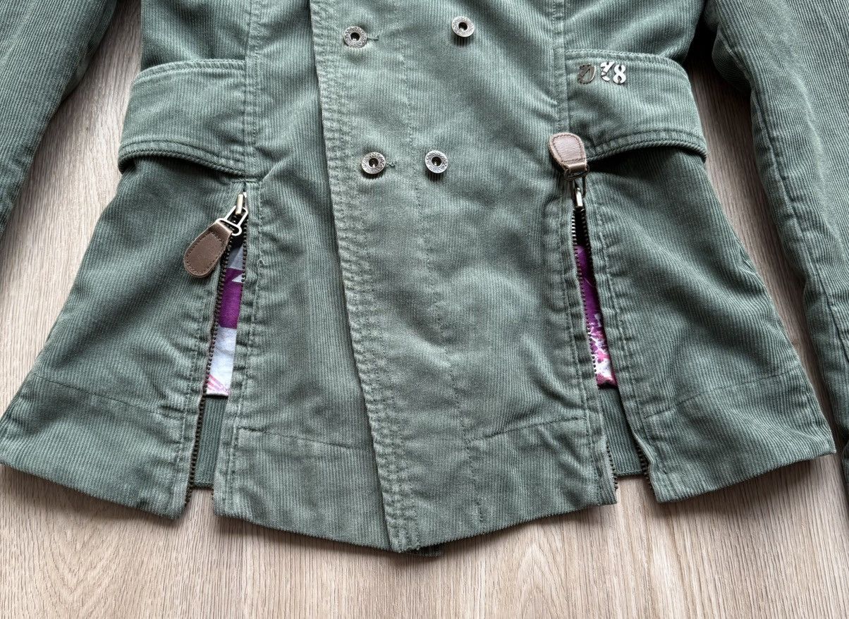 Diesel Vintage Diesel Green Velvet Double Blazer Jacket Size L / US 10 / IT 46 - 4 Thumbnail