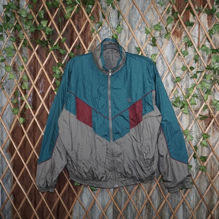 Vintage Large - Vintage Y2K USA Olympics 1990s embroider windbreaker Size US L / EU 52-54 / 3 - 1 Thumbnail