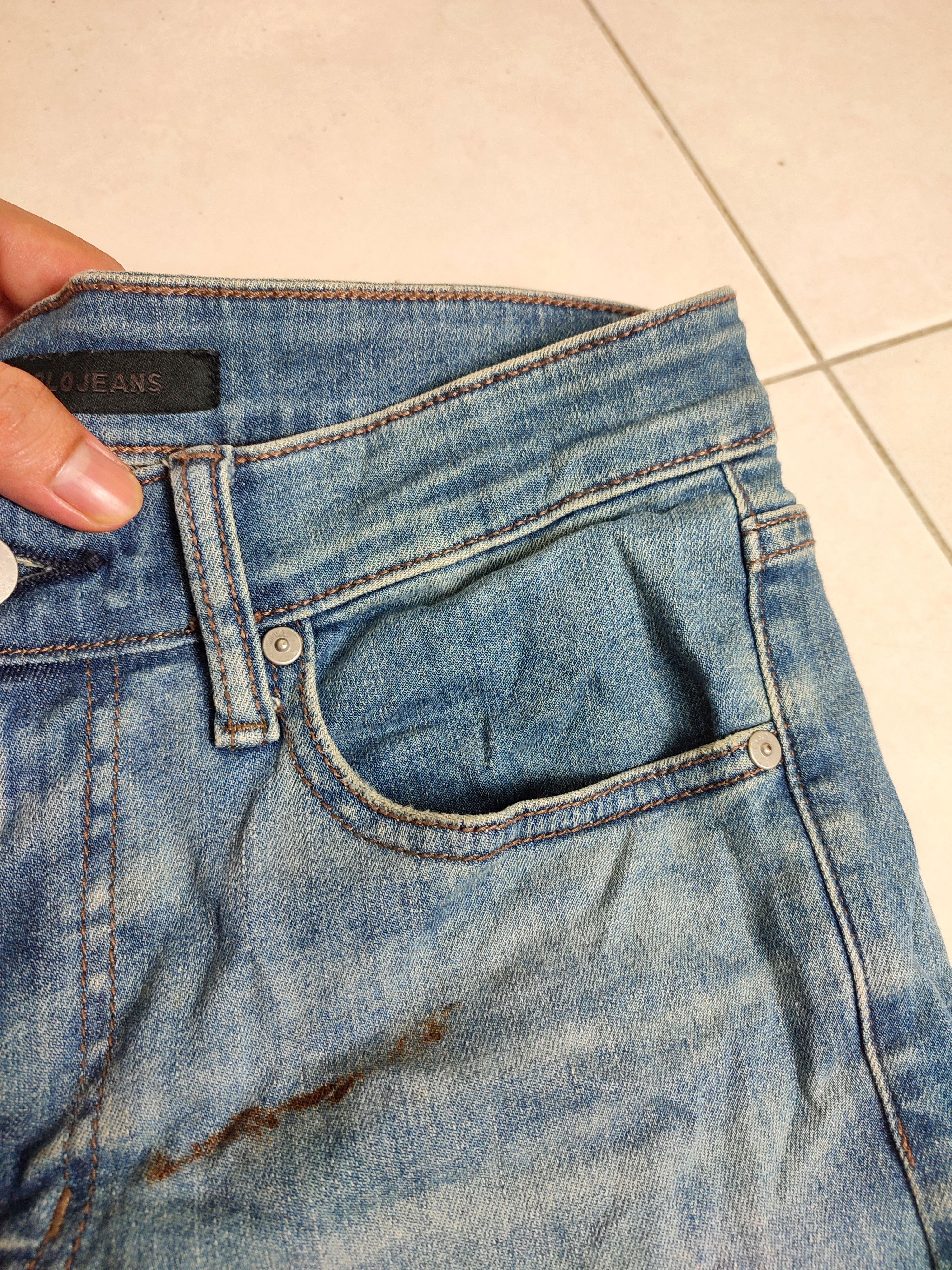Designer × Japanese Brand × Uniqlo 💥Flare💥 Uniqlo Distressed Jeans Size US 28 / EU 44 - 6 Thumbnail