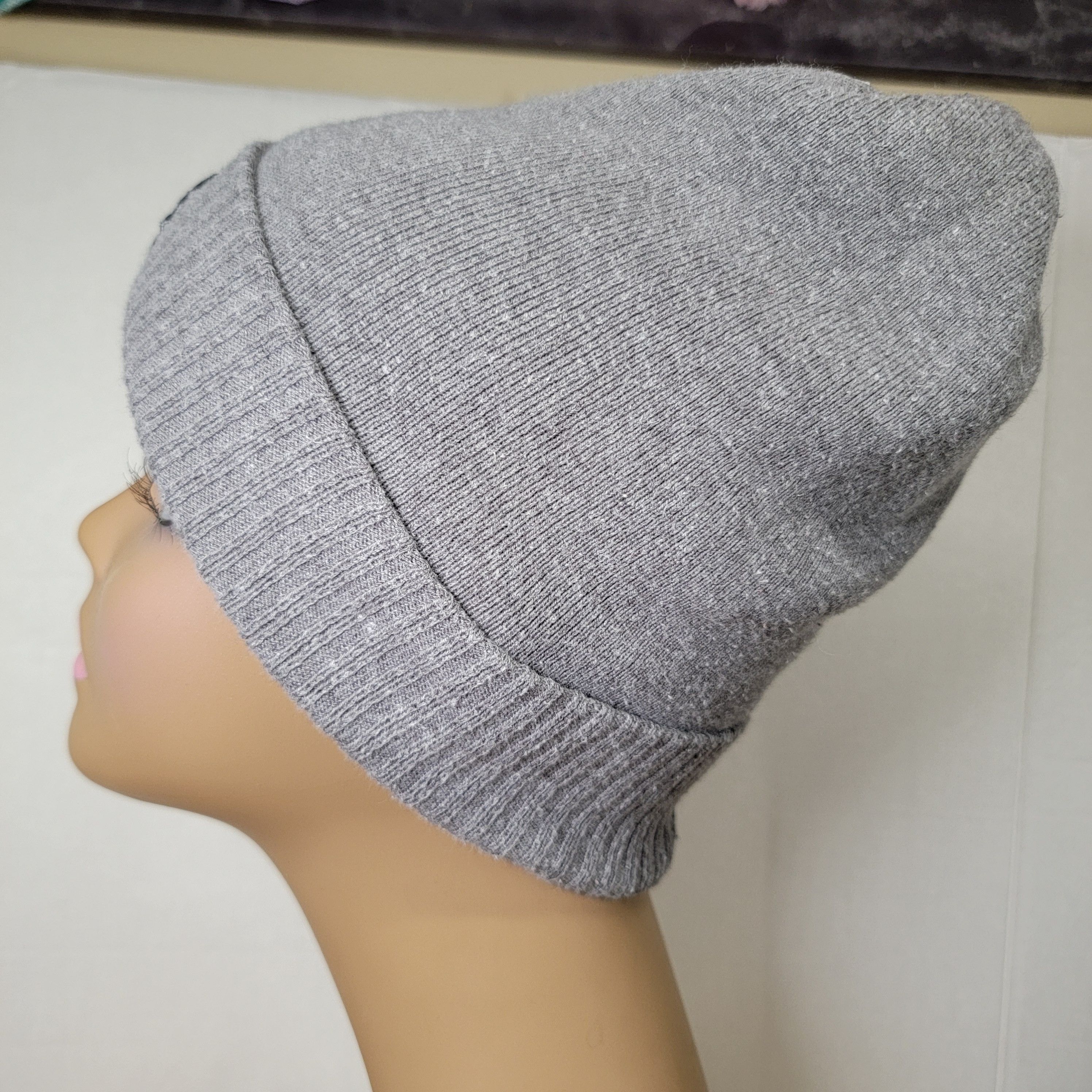 Nike Nike Grey Knit Unisex Beanie - OSFM Size ONE SIZE - 5 Thumbnail