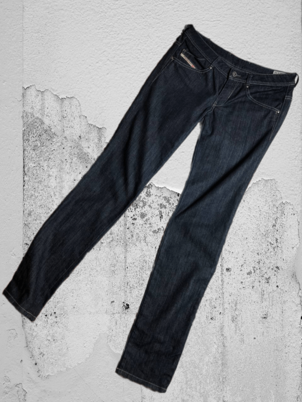 Diesel × Vintage Vintage Y2K Diesel Washed Distressed Denim Jeans Slim Size US 30 / EU 46 - 1 Thumbnail