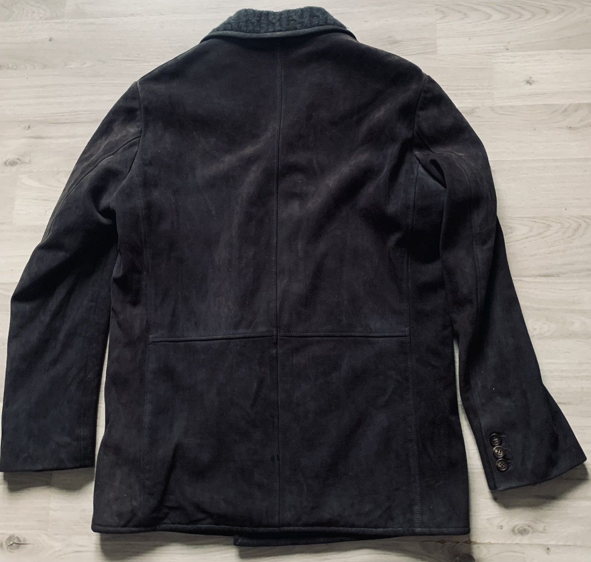 Local Authority Shearling coat with subtle embossed logo on suede Size US L / EU 52-54 / 3 - 8 Thumbnail
