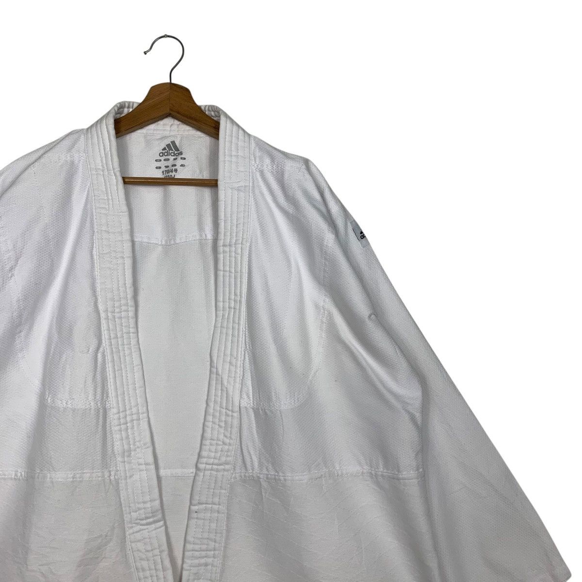 Adidas ADIDAS Three Stripe White Martial Arts Gi Jacket #2692-C120 Size US M / EU 48-50 / 2 - 5 Thumbnail