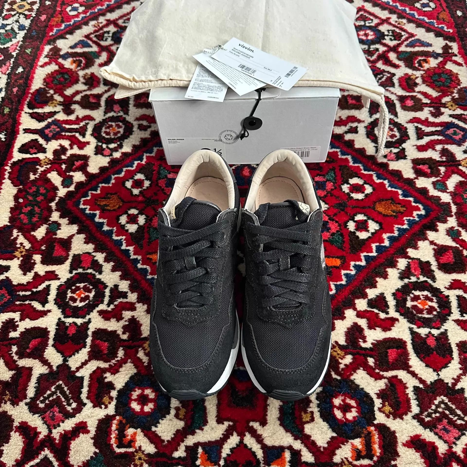 Visvim Black Low-Top Sneakers Size 8.5 Size US 8.5 / EU 41-42 - 1 Thumbnail