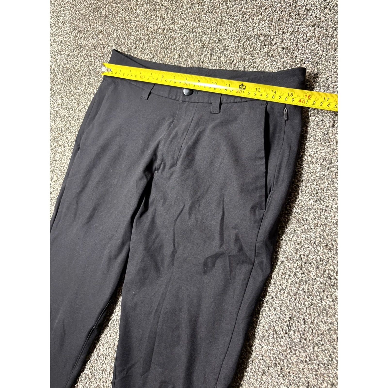 Lululemon Lululemon ABC Pants Mens 30 Black Slim Fit Trouser Warpstreme LM5975S Size US 30 / EU 46 - 3 Thumbnail