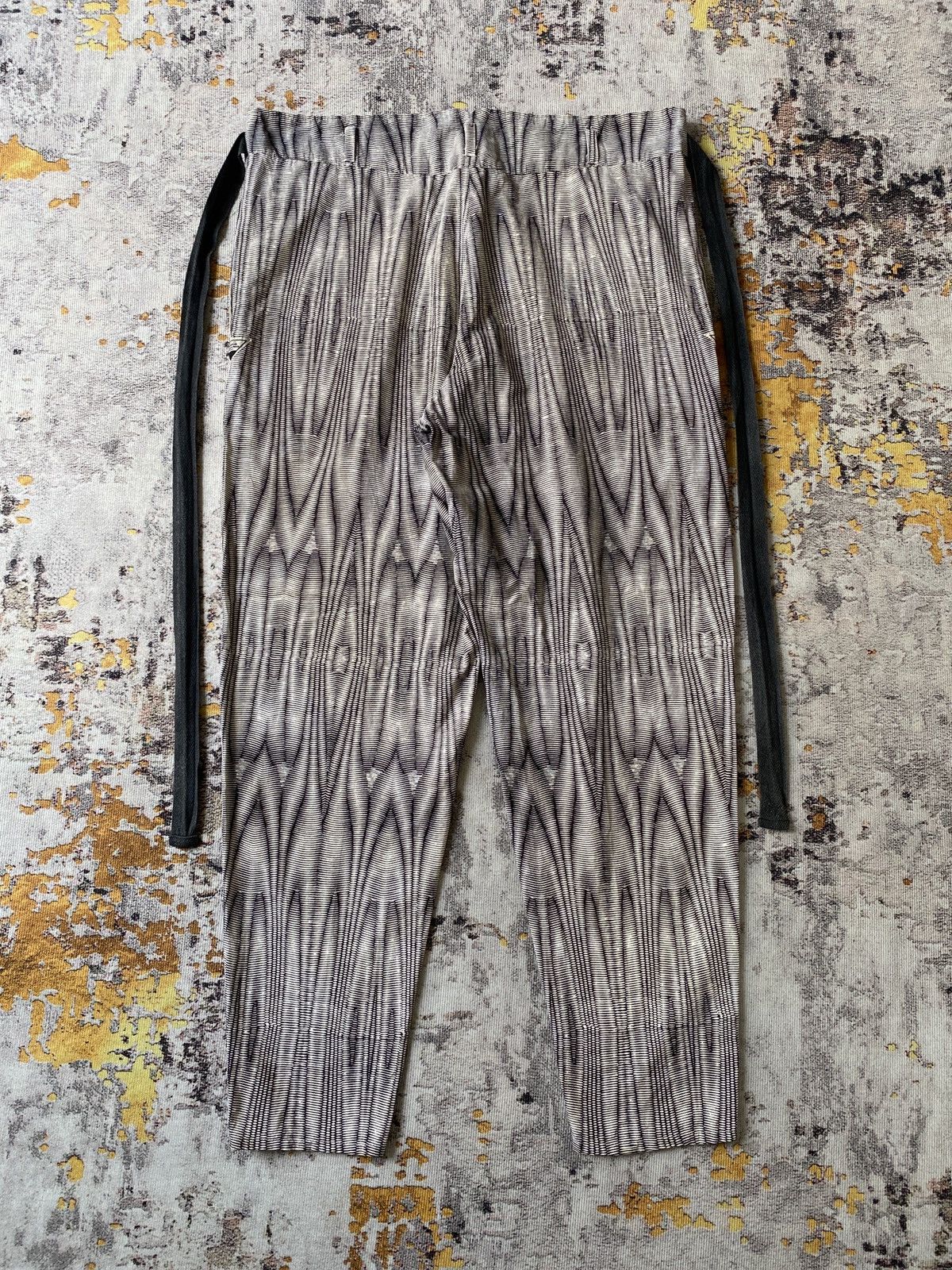 Japanese Brand Junko Koshino Artist Life Zebra Design Pant Size US 36 / EU 52 - 2 Thumbnail