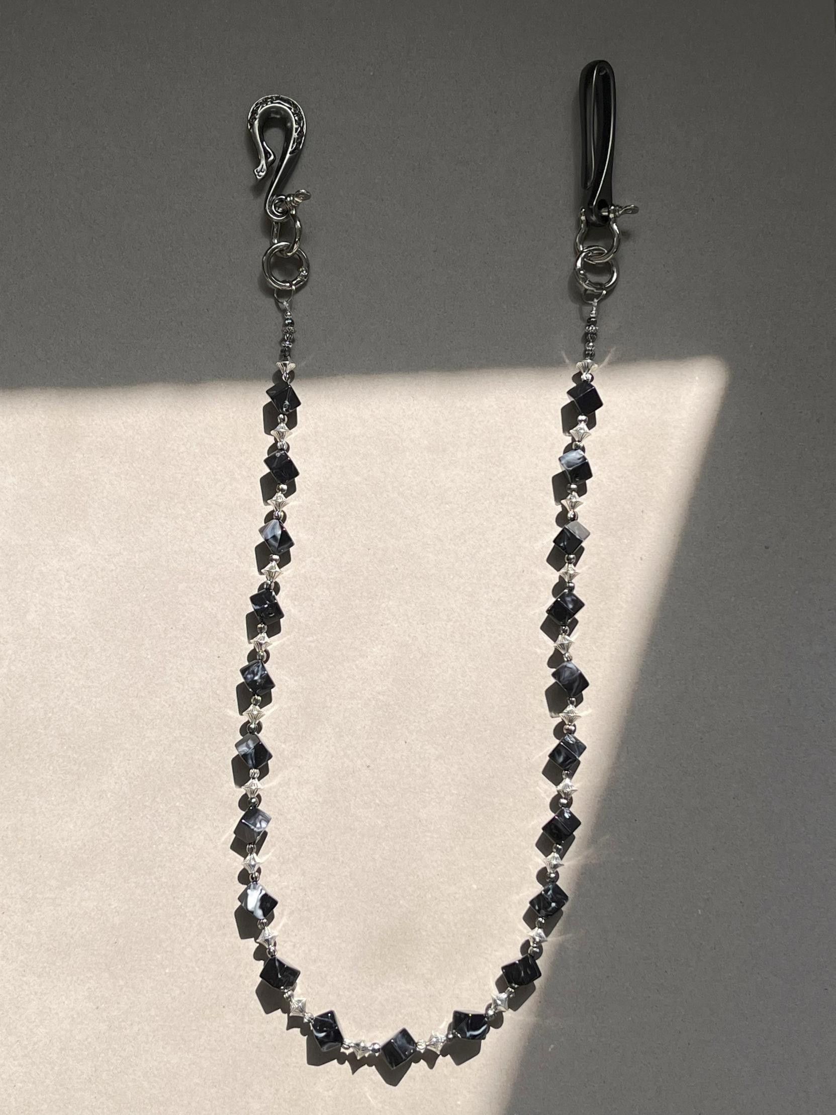 Jewelry Gothic Black Stone Pants Chain Size ONE SIZE - 3 Thumbnail