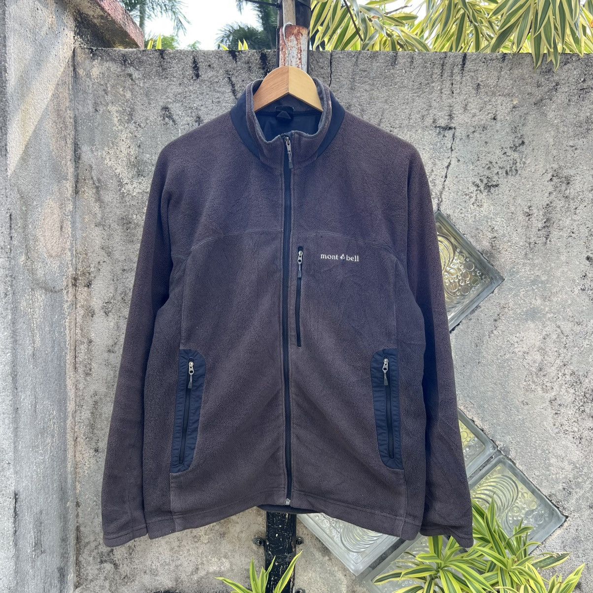 Montbell “MONTBELL” FADED BLACK ZIP UP FLEECE JACKET Size US XL / EU 56 / 4 - 2 Thumbnail