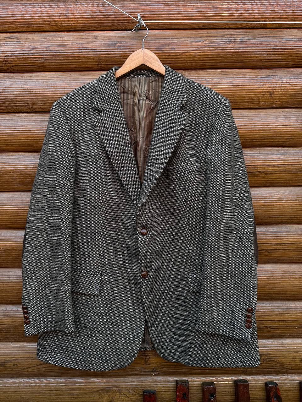 Harris Tweed Mens Wool Blazer Jacket Harris Tweed Size 46R - 1 Thumbnail