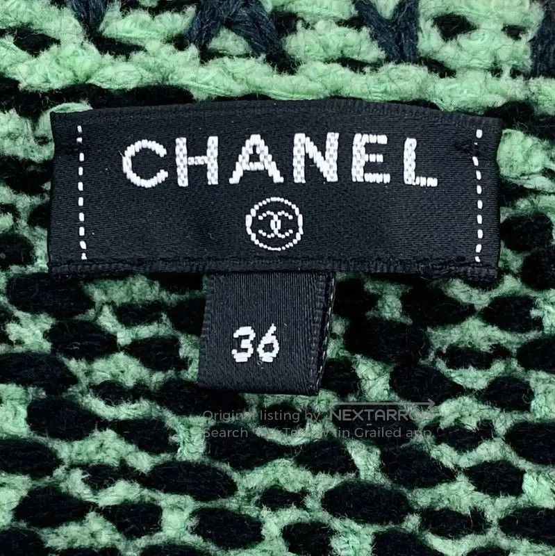 Chanel Chanel Green Cashmere Women's Jacket . Size XS / US 0-2 / IT 36-38 - 7 Thumbnail