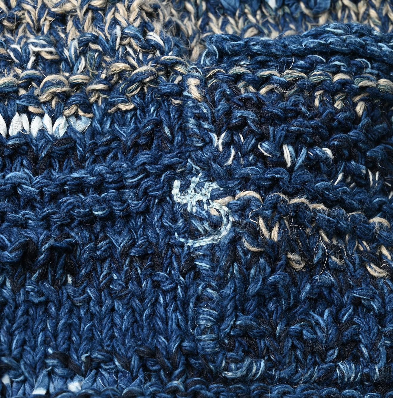 45rpm Ai Indigo Handknit Size US L / EU 52-54 / 3 - 19 Thumbnail