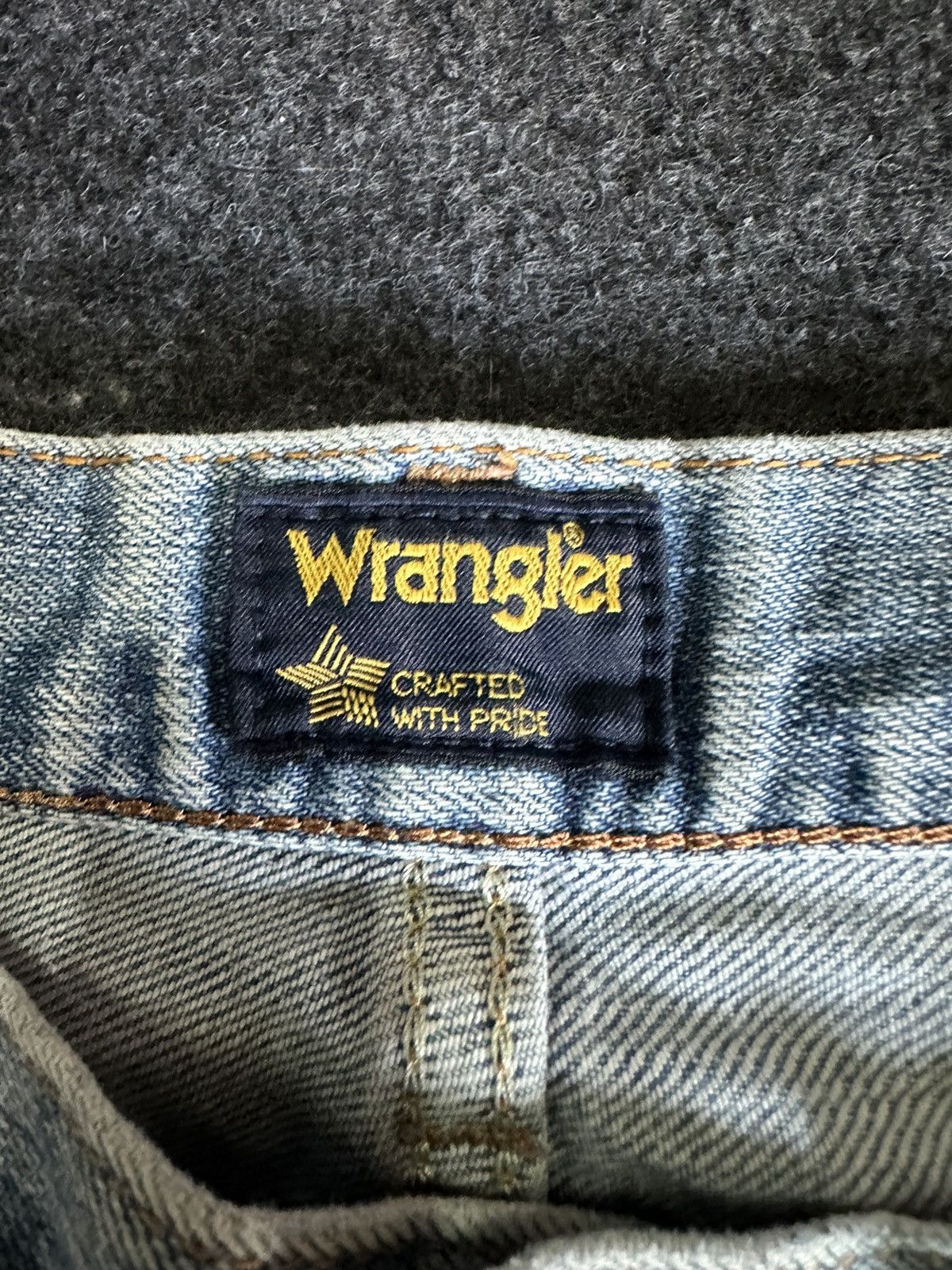 Vintage × Wrangler Vintage Wrangler Crafted With Pride Denim Size 31 D120 Size US 31 - 11 Thumbnail