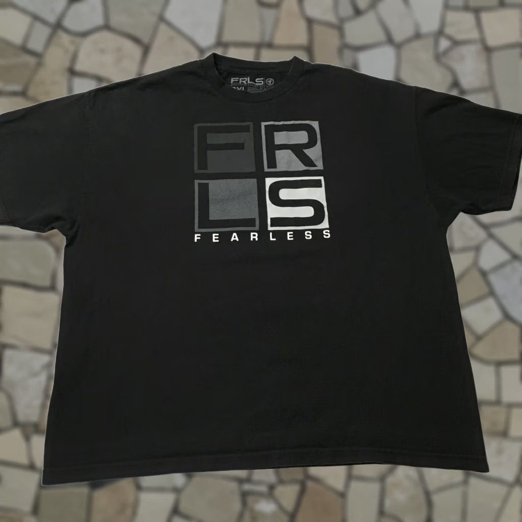 Vintage Fearless Switch Geometric Graphic T Shirt Black Cotton Mens 3XL Size US XXL / EU 58 / 5 - 1 Thumbnail