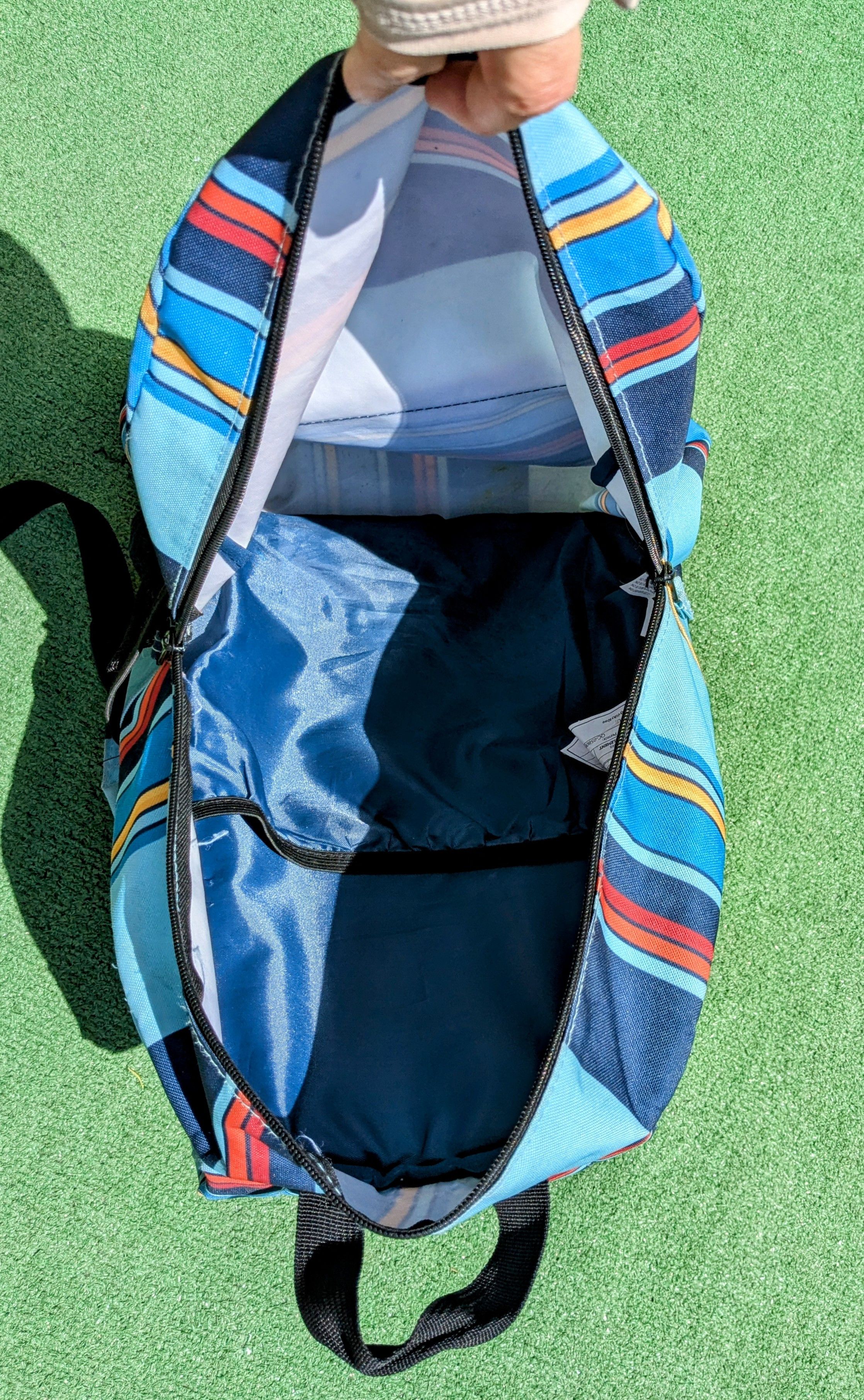 Other Hangten Shoreline Striped 17x12" Laptop Sleeve Backpack GUC Size ONE SIZE - 5 Thumbnail