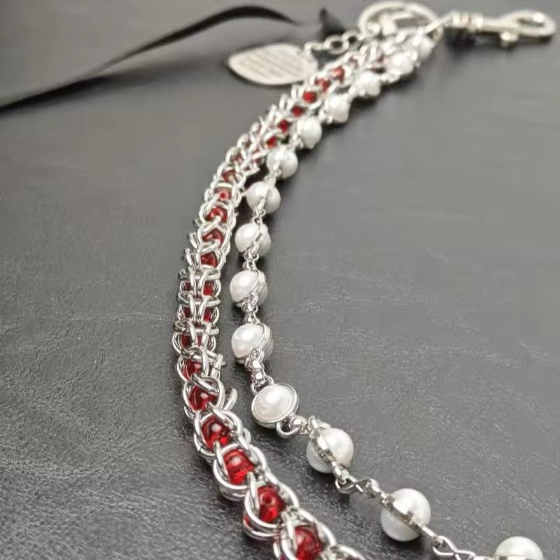 Japanese Brand × Jewelry 2 layer Natural Echo Red Pearl WalletChain ❤️ Size ONE SIZE - 7 Thumbnail