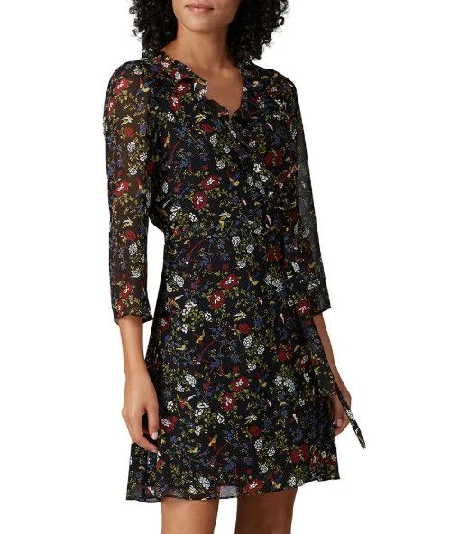 Madewell Black Floral Dress | Grailed