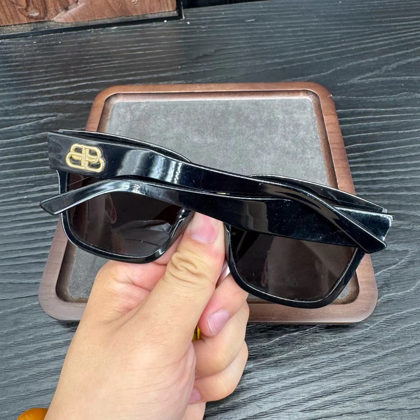 Balenciaga Balenciaga Black Sunglasses One Size Original Box Size ONE SIZE - 4 Thumbnail
