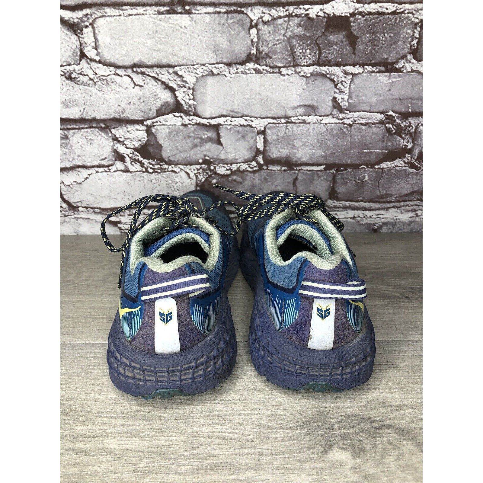 Hoka Hoka One One Speedgoat 3 Blue Synthetic Sneakers Shoes Women Size US 7 / IT 37 - 16 Thumbnail