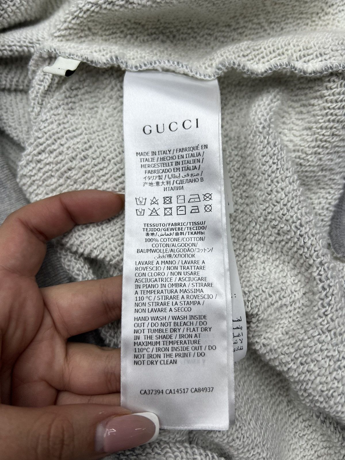 Gucci Gucci Grey Pullover Hoodie Size US XL / EU 56 / 4 - 10 Thumbnail