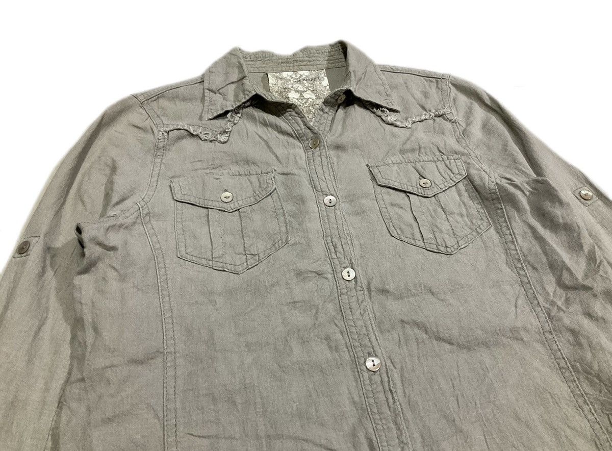 14th Addiction × If Six Was Nine × Japanese Brand 🔥Sick Y2K G.O.A Frayed Western Shirt LGB Ifsixwasnine Size US M / EU 48-50 / 2 - 2 Thumbnail