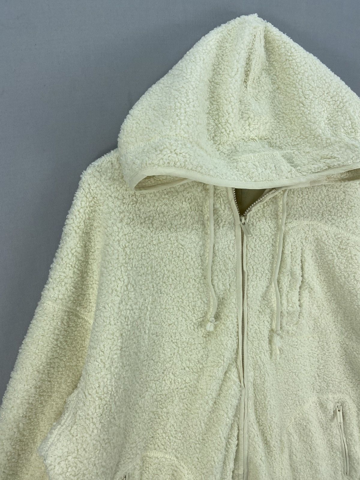GU X Undercover Sherpa Hoodie Parka Long Jacket