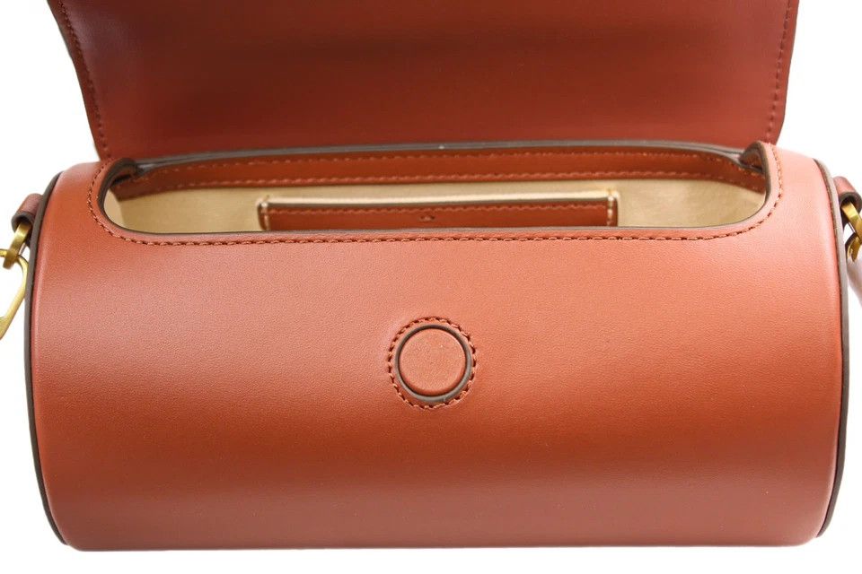 Bape BAPY by A Bathing Ape Padlock Mini Leather Bag — Brown Size ONE SIZE - 5 Thumbnail