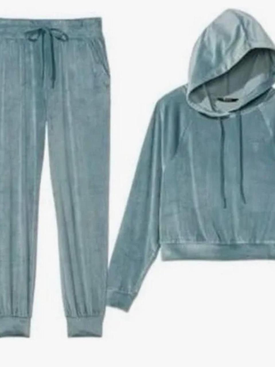 Victoria's Secret Victoria's Secret Ribbed Velour hoodie and jogger set Size L / US 10 / IT 46 - 3 Thumbnail