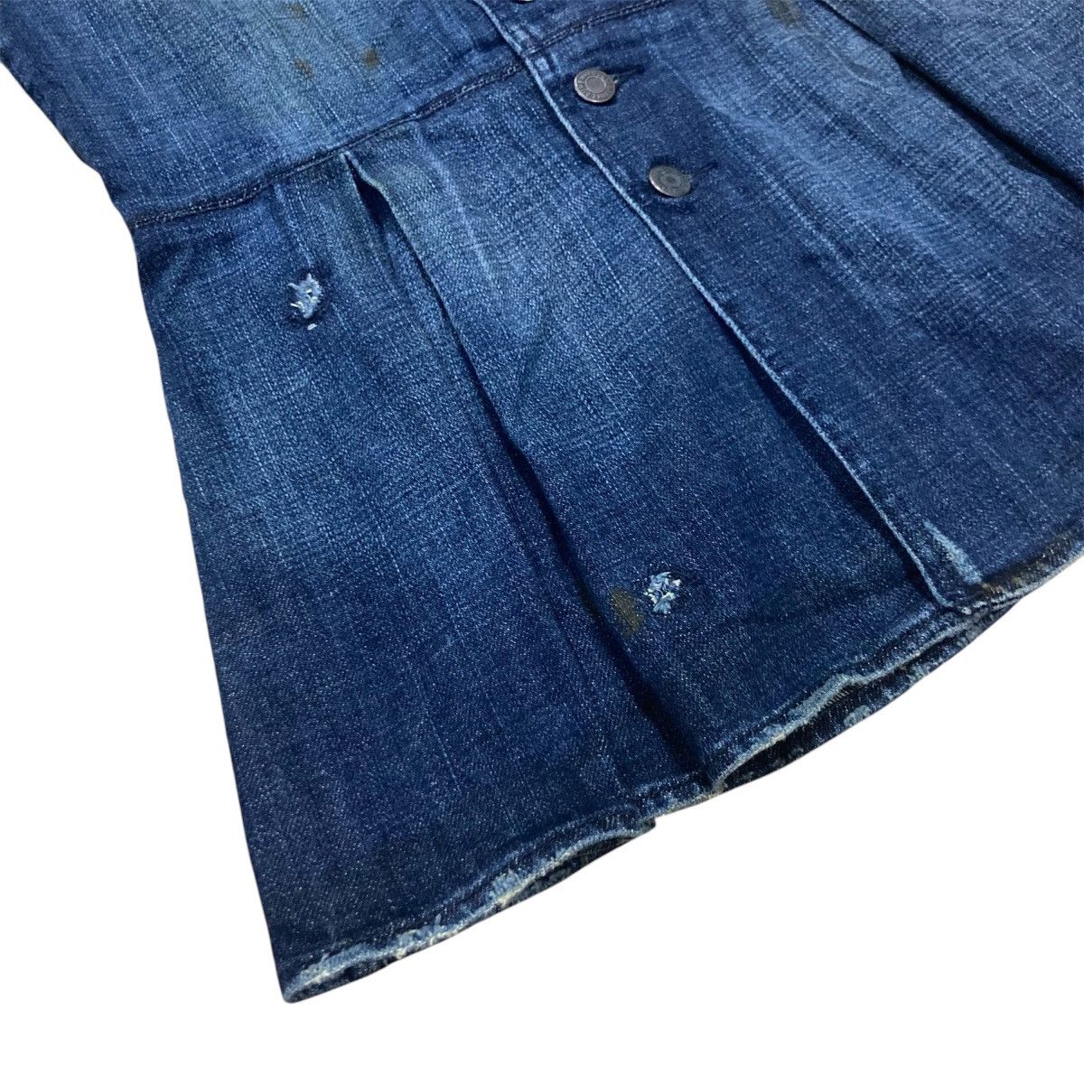 Polo Ralph Lauren POLO RALPH LAUREN DENIM MIDI SKIRT Size 28" / US 6 / IT 42 - 4 Thumbnail
