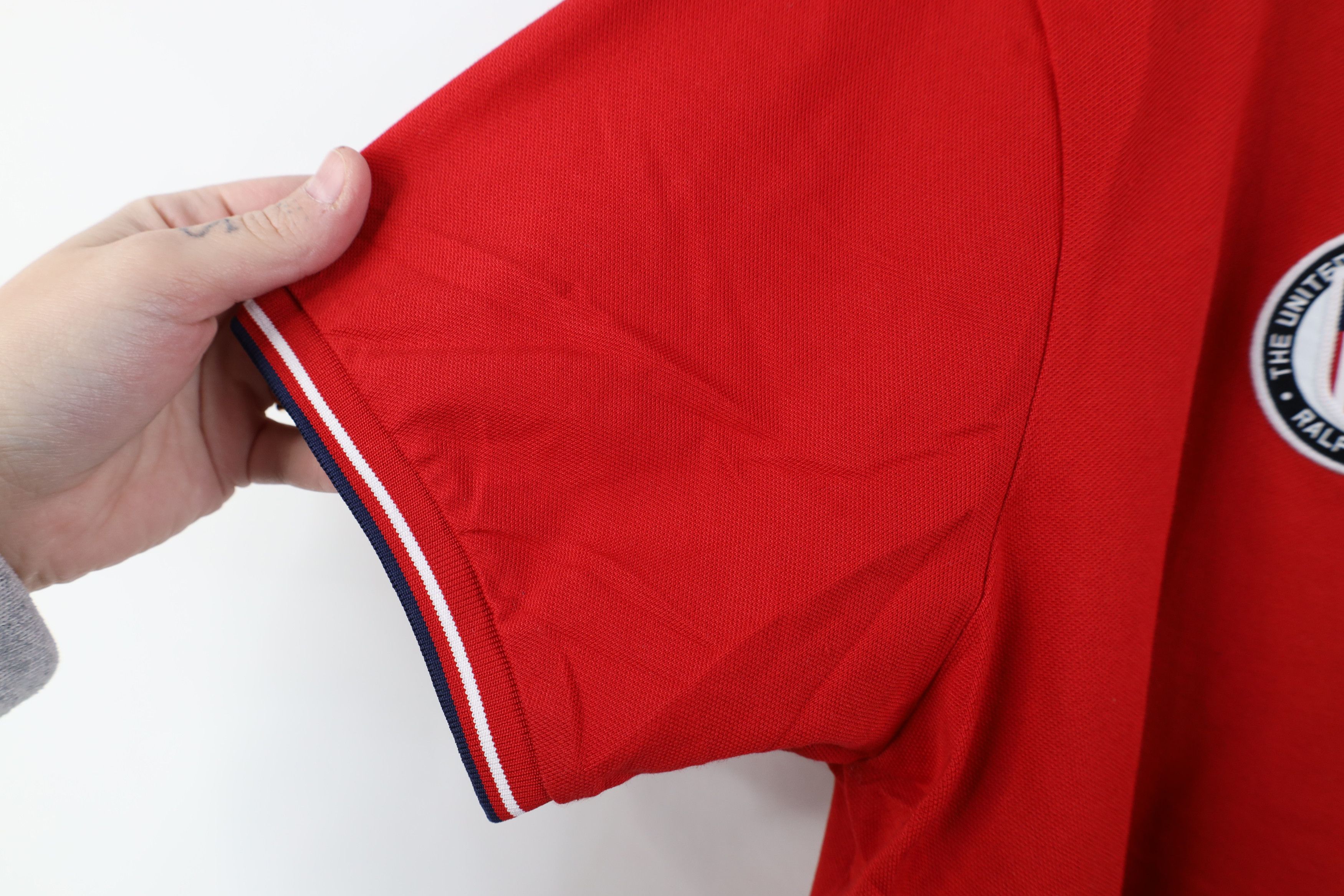 Ralph Lauren Ralph Lauren Knit USA Olympics Collared Golf Polo Shirt Red Size US XXL / EU 58 / 5 - 9 Thumbnail