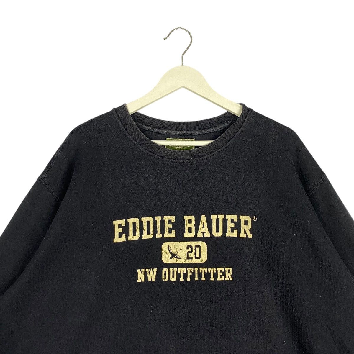 Designer × Eddie Bauer × Vintage Vintage Eddie Bauer Crewneck Sweatshirt Navy Blue Size US XL / EU 56 / 4 - 4 Thumbnail