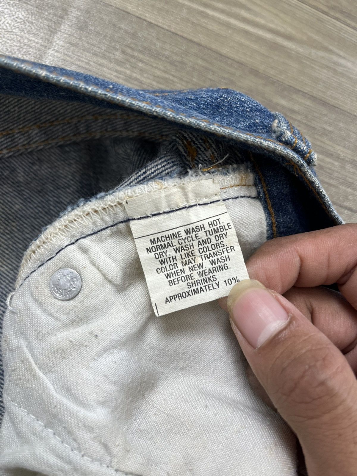 Levi's Vintage Clothing 🇺🇸1980s Vintage Levis 501 30x36 Straight Leg Blue Jeans Size US 30 / EU 46 - 11 Thumbnail