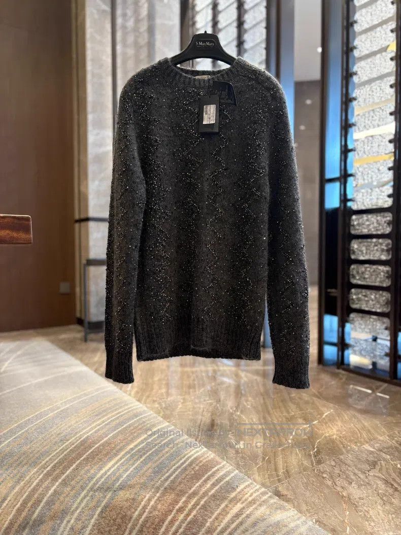 Saint Laurent Paris Saint Laurent Paris Glitter Knit Sweater Size US S / EU 44-46 / 1 - 1 Thumbnail