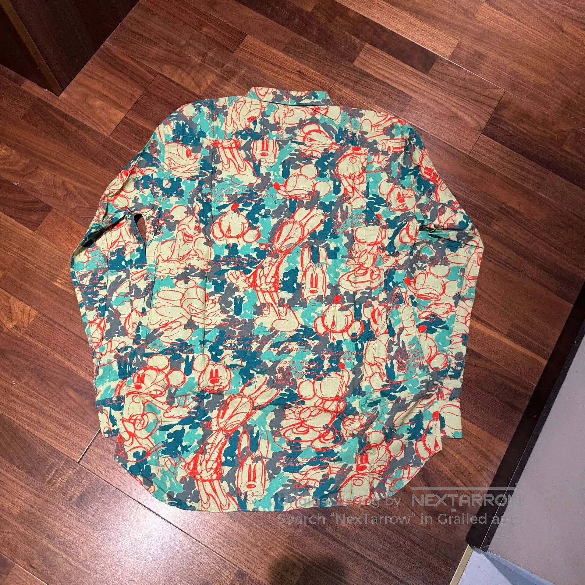 Comme des Garcons SHIRT CDG Shirt x Disney Mickey Camo Long Sleeve. Size US S / EU 44-46 / 1 - 4 Thumbnail